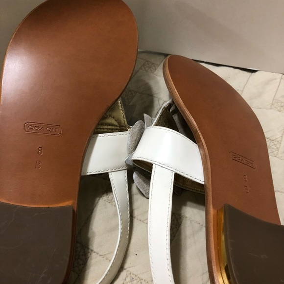 ****SOLD****Coach leather sandals - Picture 6 of 6